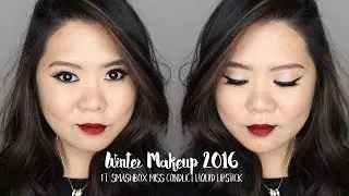 Winter Makeup ft. Smashbox Miss Conduct Liquid Lipstick | Kirei Makeup