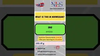 Norwegian vocabulary challenge