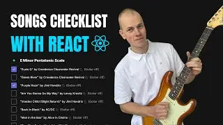Build a React Songs Page for Guitar Theory Learning