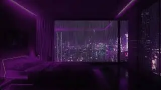 Quiet City Rain at Night | Soft Rain Sounds for Relaxation, Sleep & Calm Evening