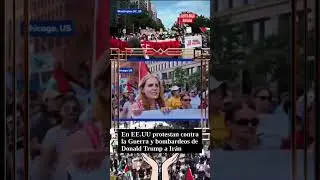 Protestas en Estados Unidos #usa #iran #conflictoglobal #manifestaci&oacute;n #elcalupoh #rapmexicano #pray