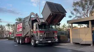 Athens Services Front Loader Trash Truck #24153 Peterbilt 520 part 5