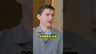 Том Холланд раскрывает секрет своего американского акцента! 🇬🇧➡️🇺🇸 #шорты