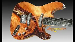 Langcaster guitars & Pickups with Overdrive build-in, 35000 year old Kauri wood, TV Documentary