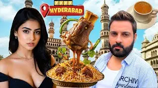 Hyderabad Street Food (Part-1) Hyderabadi Chicken Biryani at Bawarchi restaurant #hyderabadfood 