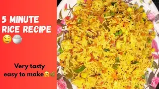  5 min Recipe with Leftover Rice😋❤️Don&rsquo;t Waste Rice||Quick Indian Breakfast#RiceRecipes#HomemadeFood