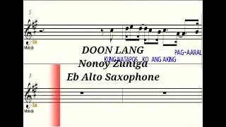 DOON LANG - Eb Alto Saxophone Playalong - Sheet Music - Backing Track
