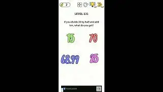 Brain Puzzle:IQ Challenge. Level 131-140. Walkthrough.