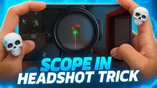 These Scope In Headshots Are Better Than HACK everyone'll Called You Hacker ☠️ | 2x-Accuracy Trick 🔥