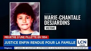 Meurtre d'une fillette en 1994: son tueur coupable 31 ans plus tard