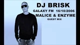 DJ Brisk Galaxy FM - Enzyme & Malice Guest Hardcore Breaks DJ Mix / HCB / Oldskool / Rave /Breakbeat
