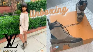LUXURY SHOE UNBOXING | Louis Vuitton Desert Platform Boots