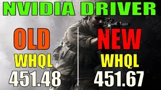 OLD DRIVER - 451.48 vs NEW DRIVER -451.67 | RTX 2080 | RTX 2080 SUPER | PC GAMES TEST |