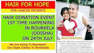HAIR DONATION FOR CANCER PATIENT || ODISHA || ROURKELA || FIRST TIME || IN ZOOM || METAVERSA