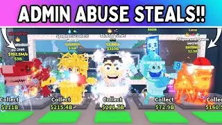 I STOLE THE CRAZIEST BRAINROTS FROM ADMIN ABUSE!! *INSANE LUCK* Steal a Brainrot ROBLOX!