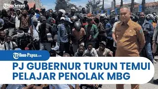 Temui Massa Pelajar, Pj Gubernur Papua Pegunungan Terima Aspirasi Tolak Makan Begizi Gratis