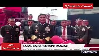 DUA UNIT KAPAL KRI PULAU FANI731DAN KRI PULAU FANILDO 732 DI SERAH TERIMAKAN KE TNI AL