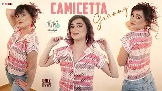 CAMICETTA GRANNY ALL'UNCINETTO FACILE FACILE 😉 @momiscrochet #crochet #tutorial #sweater #granny