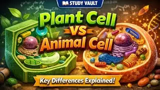 Difference between plant cell and animal cell 👍पादप कोशिका और जंतु कोशिका में अंतर 👍
