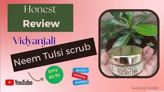 Vidhyanjali neem tulsi scrub |  Herbal facewash and Scrub
