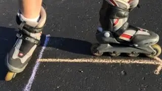 How to Learn T-Stop on Inline Skate//Apply brake on inline skate//Mohsin Skater