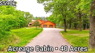 Wisconsin Cabins For Sale | $590k | 40 Acres | Wisconsin Farms | Wisconsin Land For Sale