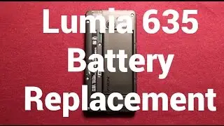 Nokia Lumia 635 Battery Replacement How To Change