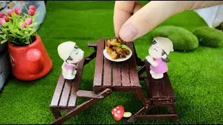 Miniature | Strange | 🍞 Bread with salt and chili | Ha Thi Tiny