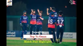 Nepal vs Oman T20 Highlights | Asia Qualifier 2025 | Full Match&rdquo;