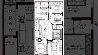 32'x60' House Design #shorts #shortvideo #shortsvideo #short #shortsfeed