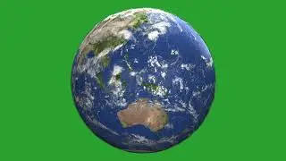 Earth 360 GREEN SCREEN