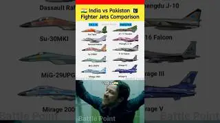 India vs Pakistan Fighter Jet Comparison &ndash; Full Air Power Showdown 2025 #shorts