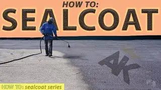 Learn How To Sealcoat Asphalt Pavement Parking Lots