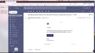 How To Access a Dropbox Folder via an Email Invite