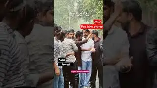 AMU Fee hike protest#htresearcher #amu#protest #feehike