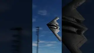 The CRAZIEST B-2 Spirit flyby youll ever see! #shorts #b2spirit #dcsworld #flightsimulator