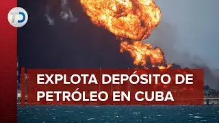 Esto es lo que se sabe del incendio en el depósito de petróleo de Matanzas, Cuba