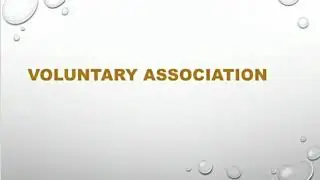 Voluntary Association