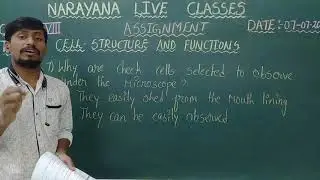 CBSE CLASS 8 Biology Cell  Structure And Functions 07 07 20
