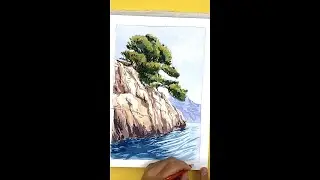 La Falaise - LES BASES DE L'AQUARELLE  - une formation &agrave; d&eacute;couvrir sur Drawers !