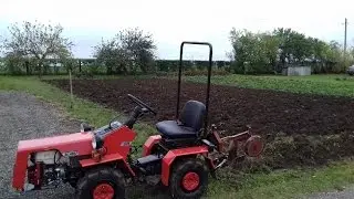 Вспашка с мини-трактор МТЗ 132H