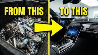Plastic Bottles Become Luxury Car Parts | 10 Min Process