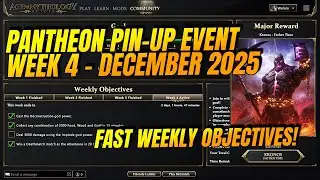 Week 4 - December 2025 - Pantheon Pin-Up Community Event - Age of Mythology: Retold! Fast!