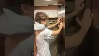 3 teens get stuck on elevator during Spain power outage #shorts