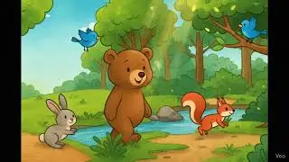 A Walk in the Forest 🐻 | Gentle Animation for Toddlers | Children's Forest Friends