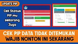 PIP DATA TIDAK DITEMUKAN ‼️ CEK PENJELASAN BERIKUT