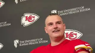 Chiefs OG C.J. Hanson Rookie Minicamp Press Conference, May 5, 2024