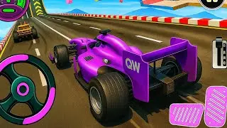 GT Formula Car Mega Ramp Extreme Racing - Formula Car Stunts 3D - Android Gameplay