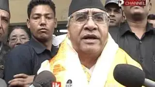 Congress Samsadiya Dal ko Neta ma Sher Bahadur Deuwa - Report