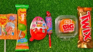 ASMR Candy Collection | Snickers, Kinder Bueno & Colorful Lollipops Eating Sounds